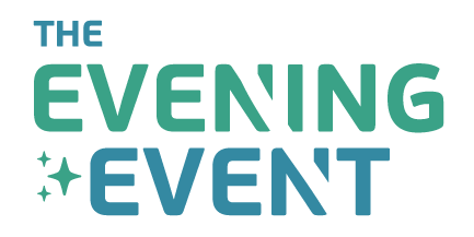 The evening events logo with no background