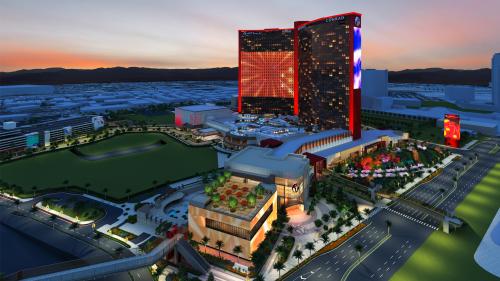 An ariel view of the Hilton Resorts World