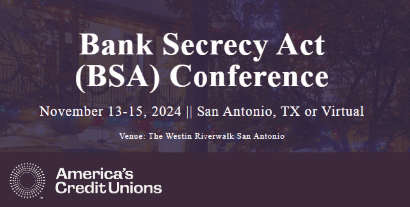 Bank Secrecy Act (BSA) Conference in San Antonio