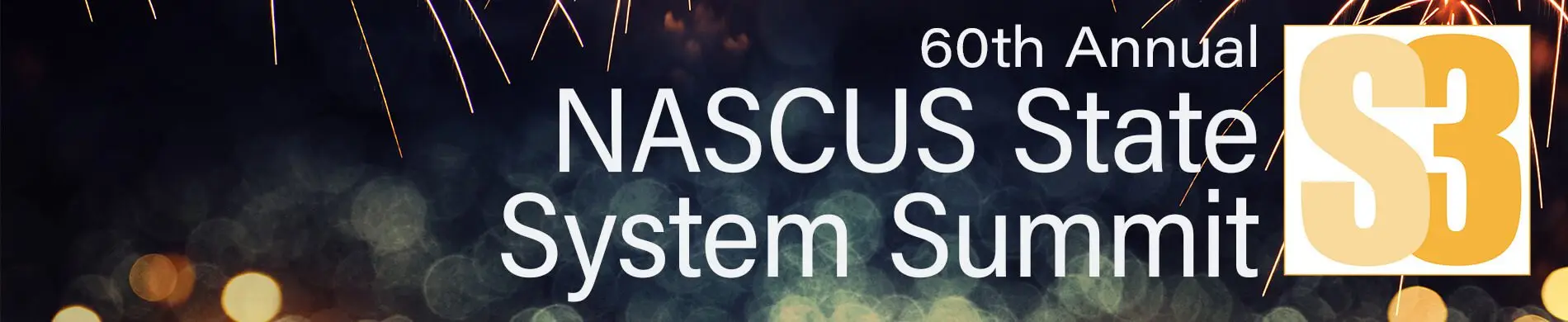60th NASCUS State System Summit banner.