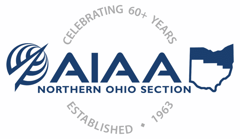 AIAA Northern Ohio Section logo, established 1963.